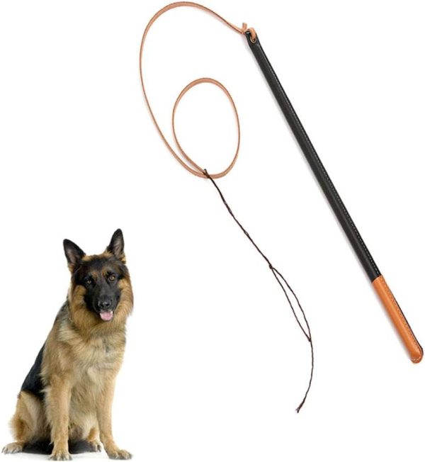 Kylewo Pet Leather Whip for Dogs Pet Training, Exercise Professional