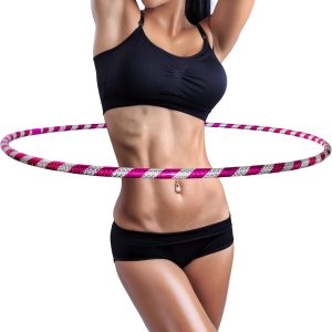 Exercise & Games Hula Hoop Ring - Adult & Kids Multicolour Hoola Hoops | Smart Light Weighted Equipment for Gym, Workout, Pet Training | Kids/Adults Fitness Hula-Hoop Suitable for Lose Weight