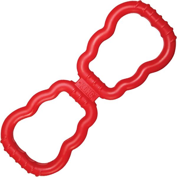 KONG - Tug - Durable Stretchy Rubber, Tug of War Dog Toy - For Medium Dogs