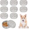 8PCS Dog Scent Work Tins Kit,Aluminum Dog Scent Training Jar,Dog Scent Training Box,Dog Nose Smell Training Container,Agility Scent Training Equipment for Dog Nose Training