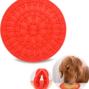 Buddy Treat Mat,Perfect Curve Lick Pad Dog Washing Pad - Dogs Bath Buddy- Grooming Helper- Super Suction- Just Add Peanut Butter