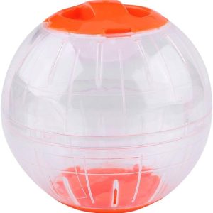 Candeon Hamster Exercise 3Colors-12cm Hamster Gerbil Toy Running Plastic Small Pet Activity Exercise Ball(YELLOW)