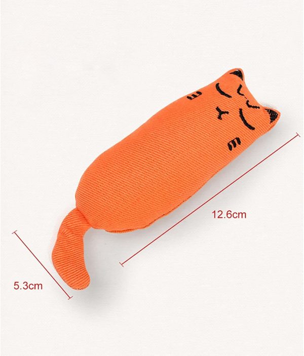 Catnip Toys 5 Pack Cat nip Plush Scratch Playing Chewing Teeth Cleaning Creative Pillow Scratch Pet Catnip Teeth Grinding for indoor cats catnip plant adult cats kitten toys cat toys interactive