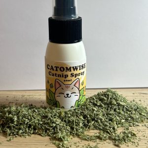 Catomwise Catnip Spray | Premium Catnip Spray for Cats | All-Natural, Long-Lasting, and Safe - Perfect for Toys, Scratching Posts, and Training Aid - 50ml Bottle