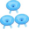 DOITOOL 3pcs Hamster Wheels Exercise Wheel for Small Pets Small Animal Exercise Wheels Pet Exercise Equipment Small Hamster Wheel Hamster Flying Saucer Non Run Disc Glider Cage Chinchilla