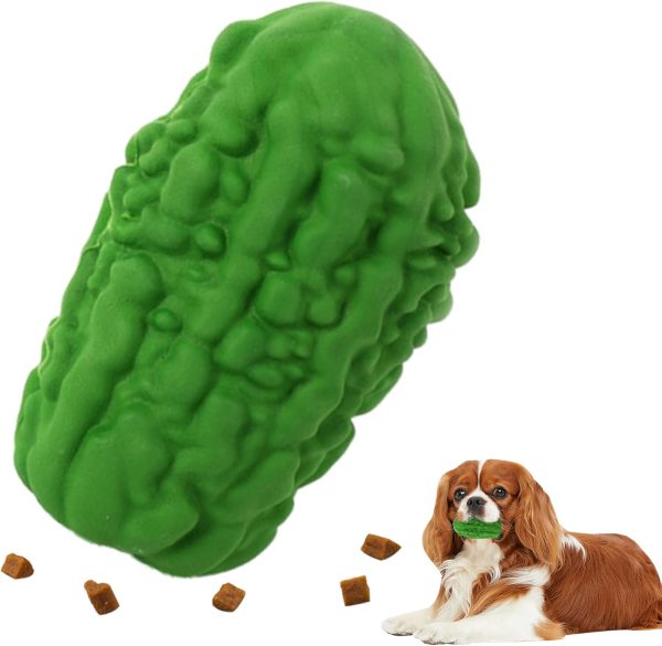 DiiWmme Dog Chew Toys,Vegetable shape Dog Treat-Dispensing Chew Toy Puppy Puzzle Toys,Slow Feeder Toys for Dogs Natural Rubber Dog Chew Toys for Small Medium Dogs