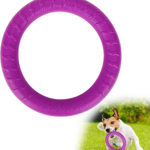 Dog Fitness Ring Toy Durable Chew Toys for Training Fly Ring Toy Agility Equipment for Dogs Floating Dog Toys Interactive Training Ring Outdoor Dog Toys for Tug Exercise Small Medium Large Dogs