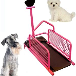 Dog Treadmill Small Dogs, Dog Slat Mill Doggy Treadmill, Dog Running Machine Exercise Equipment, 1.6hp Dog Treadmill For Medium Dogs Pets,176lbs Weight Capacity