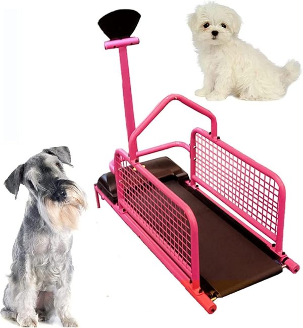 Dog Treadmill Small Dogs, Dog Slat Mill Doggy Treadmill, Dog Running Machine Exercise Equipment, 1.6hp Dog Treadmill For Medium Dogs Pets,176lbs Weight Capacity