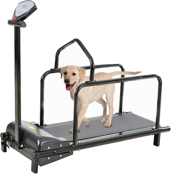 Dog Treadmill for Large Dogs - Indoor Pet Running Machine for Medium Dogs Exercise - Doggy Treadmill for Small & Medium Dogs - Portable Dog Exercise Equipment