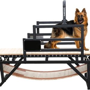 Dog Treadmill for Large/Medium Dogs, Dog Trotter Running Machine Exercise Equipment for Dog Indoor Home 220lbs Capacity