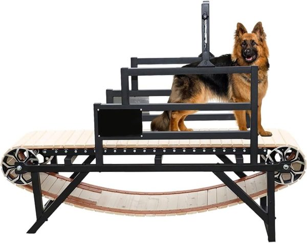 Dog Treadmill for Large/Medium Dogs, Dog Trotter Running Machine Exercise Equipment for Dog Indoor Home 220lbs Capacity