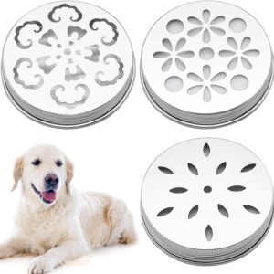 Feibety 6 Pcs Dog Scent Work Tins,Training Dog Scent Nose Odor Round Container Accessory Tool,Small Dog Food Container,Agility Training Equipment for Dogs,Aluminum Containers for Dog Nose Training