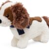 Fuzzl Charlie the King Charles Spaniel Plush Dog Toy and Puppy Toys - Interactive Dog Toys with Squeaker and Durable Stitching for Small and Large Dogs Squeaky Dog Toys