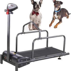 Hydravex Dog Treadmill for Small Dogs, Adjustable Speed Pet Dog Running Machine Exercise Equipment, with LCD Display Scree, for Dogs Indoor & Outdoor Training