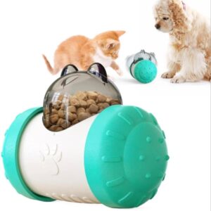 Interactive Dog Toy, Self Moving Dog Treat Dispenser Slow Feeder, Dog Puzzle Toy, Reduce Boredom Improve IQ, Dog Treat Toys for Boredom, Small & Medium Dogs