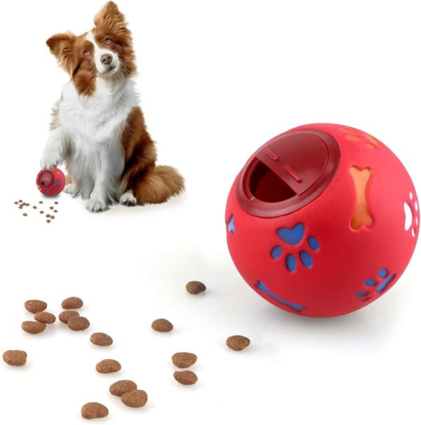 JYTDBCS Dog Puzzle Feeder Toy Ball Dog Treat Ball Puppy Slow Feeder Toy，Puppy Treat Dispenser Puzzle Slow Feeder Dog Toy Interactive Toys Training Games For Dogs Cats Rabbits Hamsters