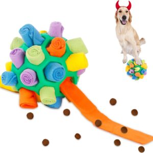 Jetisva Snuffle Ball for Dogs Foraging,Interactive Dog Toys,Dog Enrichment Toy,Soft Dog Treat Ball Dispenser,Dog Puzzle Toy,Dog Brain Stimulating Toys for Small Pet Puppy Intellectual Training