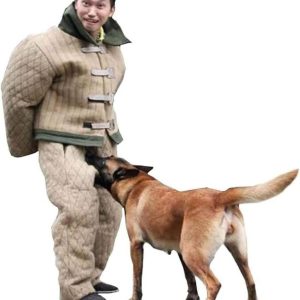 KCHBSE Training Dog Protective Clothing Anti-Dog Bite Jumpsuit,Dog Training Suit Dog Work Equipment, Exercise Your Dog's Agility,L