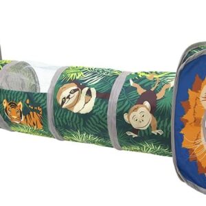 Kitty City Pop Open Jungle Combo,Collapsible Cat Cube, Play Kennel, Cat Bed, Tunnel, Cat toys