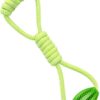 LAWALEISHE Pets Dog Treat Toy Ball, Dog Toy with Rope Interactive Enrichment toy,Puzzle Toy Teeth Cleaning Chew Toy Exercise Game IQ Training Ball