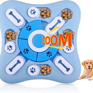 Leipple Dog Puzzle Toys,Dog Puzzle Slow Feeder Toy for Large Medium Small Dogs, Interactive Dog Toys for Improve Dog's IQ and Brain Stimulation.Dog Treat Dispenser with Squeaky and Non-Slip Design