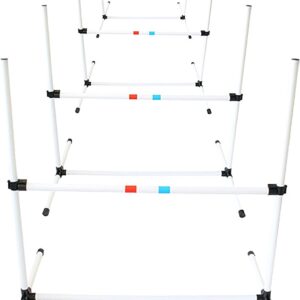 Midlee Dog Agility Bar Jumps- Set of 4 Jumps