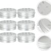 NOLITOY 6pcs Dog Training Nose Training Tool for Dog Metal Tins with Lids Dog Scent Training Boxes Dog Agility Training Equipment Truffle Oil Tools Toy Box Work Round Aluminum