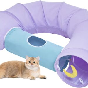 PAOPO Large Cat Tunnel for Indoor Cats Extra Large Cat Play Tunnel,Cat Tube Tunnel Cat Tunnel Toys Cat Tunnel Tube for All Cat Play