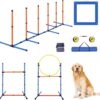 PLKO Dog Agility Equipment Set (Agility Training Equipment C)