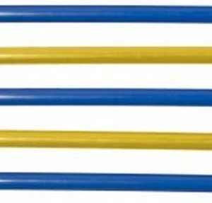 Pet Brands Agility Slalom Poles Pk5, Blue/Yellow