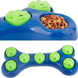 Pet Toys Hide And Treat Bone Puzzle Dog Pet Feeder Bowl Puzzle Interactive Dog Toys Train Bowl Dog Activity Toy Fun Game HTUK®