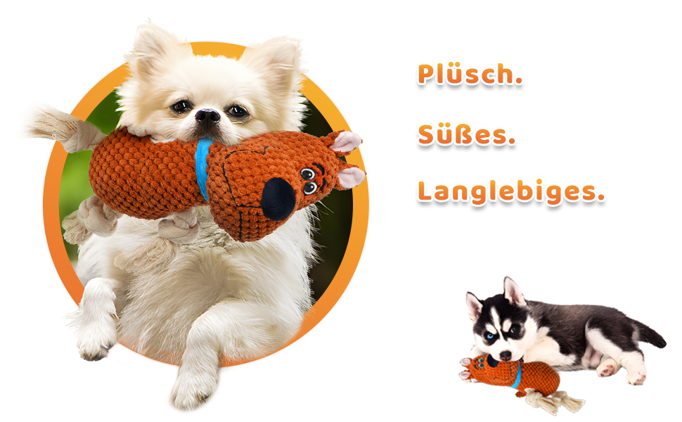 Petcronies plush cute dog toys