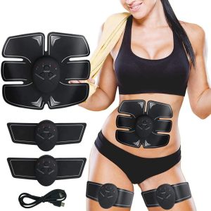 REVERSE EMS Muscle Stimulator,EMS ABS Trainer,Abdominal Toning Belt,EMS Abdominal Muscle Stimulator,Fitness Training Gear for Abdomen/Arm/Leg Training,Body Gym Workout Home Office Exercise Equipment