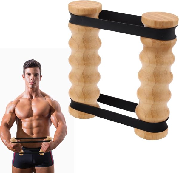 Rip Stick, Portable Exercise Equipment with Adjustable 8 Resistance Band Full Upper Body Workout Exercise Stick for Shoulder Back Chest Arms