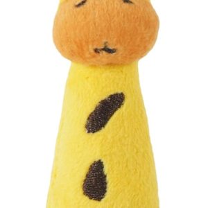 Rosewood Eco-Friendly Giraffe Plush Cat Toy - Grab & Play, Made from Recycled Plastics, Soft & Engaging for Interactive Fun