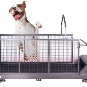 SUN RDPP Indoor Large Dogs Exercise Treadmill, Dog Treadmill Walkable Ramp Workout Equipment, Large Dogs Self Propelled Indoor Exercise