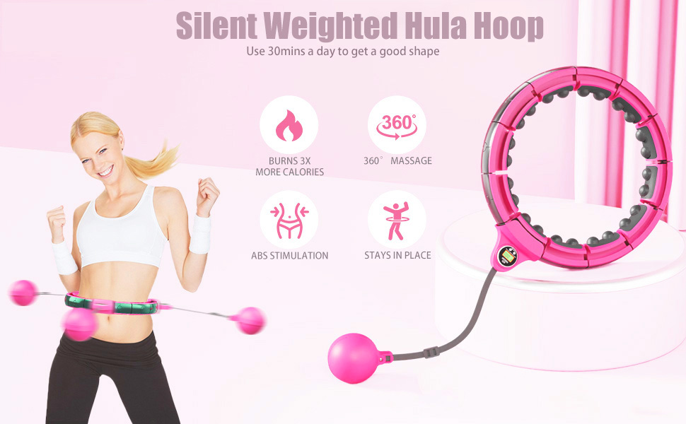 weighted hula hoops for adults