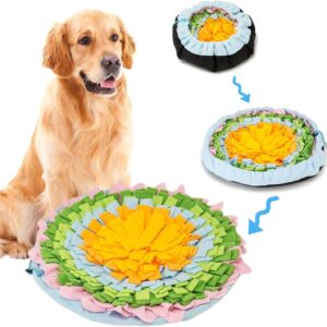 Snuffle Mat for Dogs Interactive Pet Puzzle Toys for Puppy Dog Enrichment Toy Mental Stimulation Dog Play Mat for Boredom Stress Relief