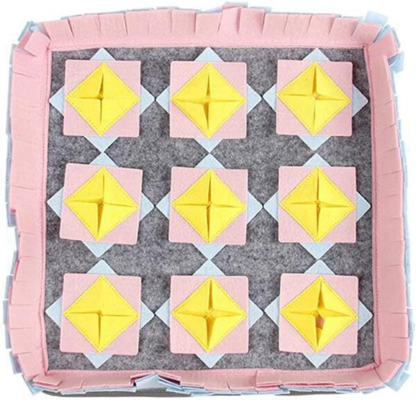 Snuffle Mat for Dogs,Pet Snuffle Mat Durable Puppy Snuffle Mat,Interactive Feeding Game Toy for Dogs Helps with Stress Relief Foraging Skills Brain Stimulation Enrichment