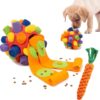 TWOPER Interactive Snuffle Ball for Dogs Durable Dog Puzzle Toys Ball Slow Feeding Game for Small, Medium, and Large Breed Dogs and Cat Portable Puppy Toys for Boredom and Stimulating