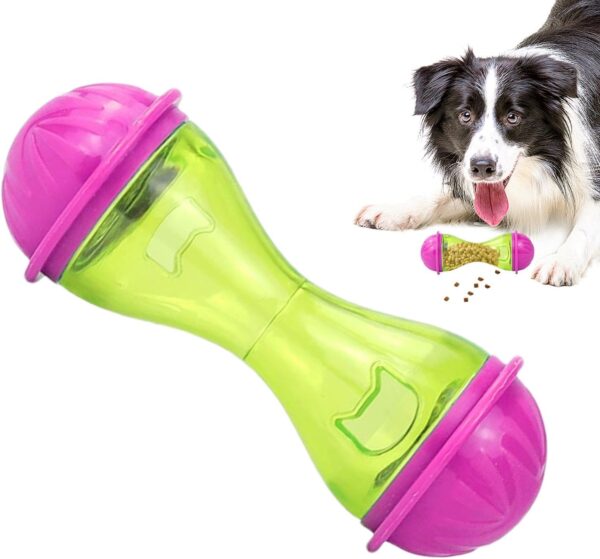 Treat Dispensing Puppy Toys | Interactive Dispenser Puzzle Toy for Dogs,Dog Enrichment Toy, Food Leakage Puzzles Ball, Pet Slow Feeder Ball for Aggressive Chewers