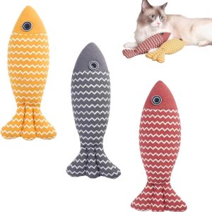 USHXVG 3PCS Pet Toys Fish, Fish Shaped Toys, Cat Toys, Pet Supplies, Catnip Toys, Indoor Cat Toys, Cat Chew Toys, Pet Plush Toys, Fun Pet Toys, Pet Accessories