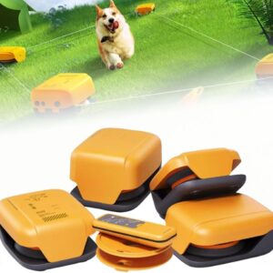 XGHDPBM Pet Training Kit, Pet Chaser Equipment, Smart Pet Activity Kit with Remote Control, Hunting Training Device For Pets, Pet Dog Play Running Fence, Adjustable Length, for Outdoor Park Garden