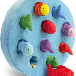 ZackyBoo Doggy Fish Pond Hide a Treat Puzzle Interactive Dog Enrichment Snuffle Toy