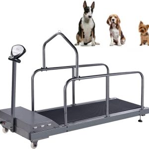 lwjunmm Dog Treadmill for Large/Medium Dogs, Adjustable Ramp Canine Running Slatmill Machine with Pedometer for Exercise & Healthy & Fit Pet Life, Used Indoor Home Up to 200KG