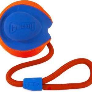 Chuckit! Toy Rope Fetch Dog Toy Durable Dog Ball On Rope Kick Thow Tug Toy for Dogs