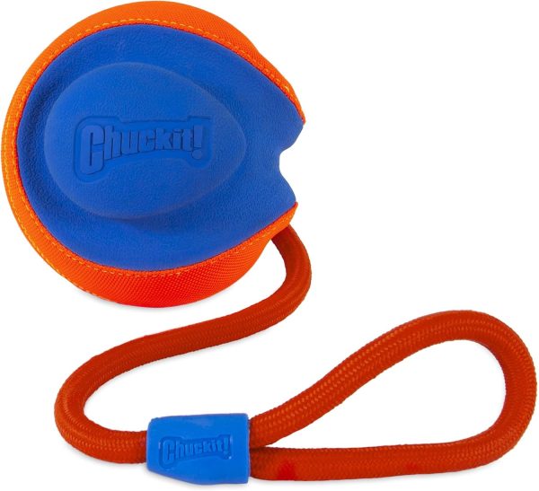 Chuckit! Toy Rope Fetch Dog Toy Durable Dog Ball On Rope Kick Thow Tug Toy for Dogs