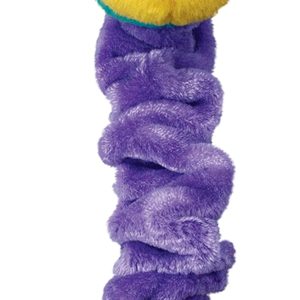 KONG - Squiggles - Stretchy Plush Dog Toy with Squeaker (Assorted Characters) - For Medium Dogs