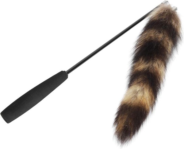 Cat Wand Stick, Retractable Cat Fishing Rod Tail Toy 38cm/15in Extend to 95cm/37.4in Stick Teasing Exercise Cat Toy Pet Wand Funny Rod Interactive Toy for Indoor Cats Kittens Playing